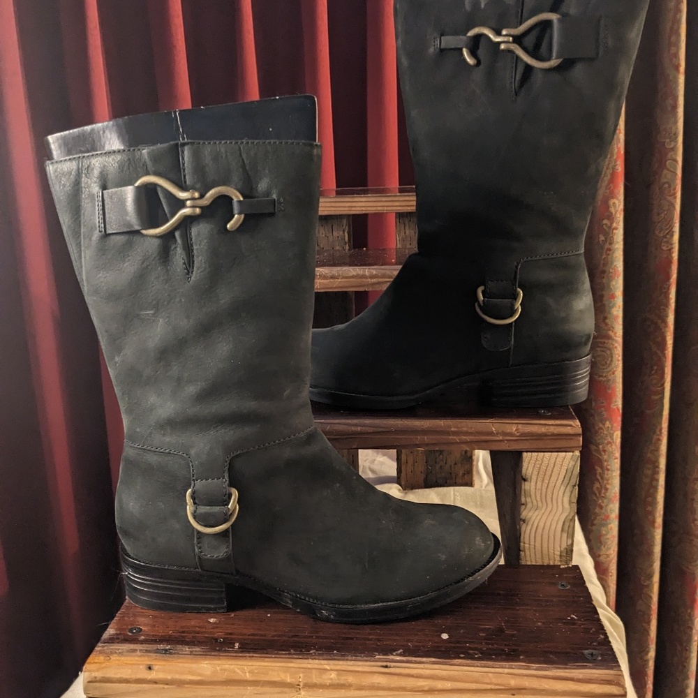 Cole Haan Air Tantivy Black Boots Size 7